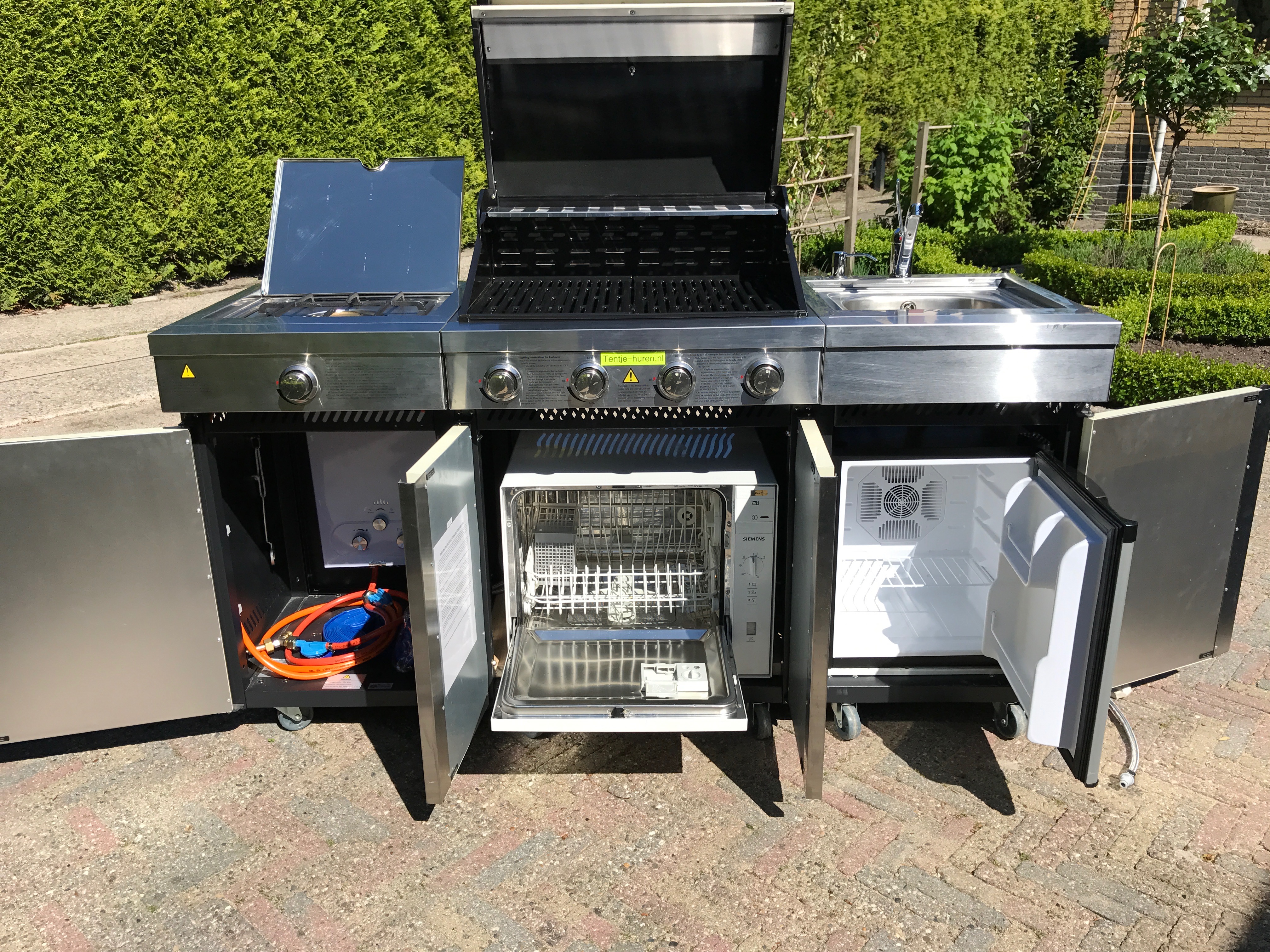 Buiten keuken extra luxe Tentjehuren.nl